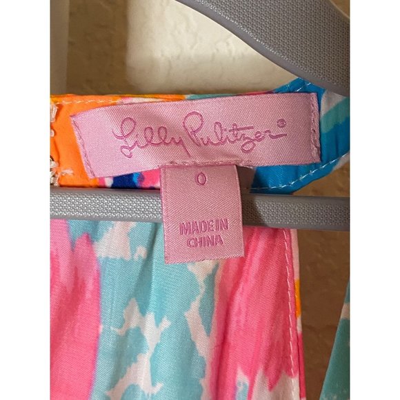 Lilly Pulitzer Pants & Jumpsuits Lilly Pulitzer‎ Edona Romper Goombay Smashed Sz - Picture 5 of 7